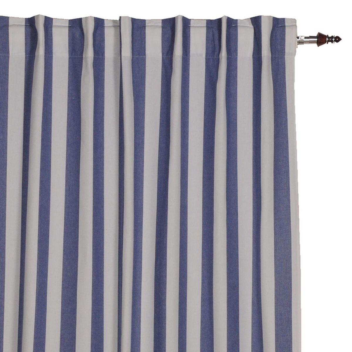JUST HOME COLLECTION - Cortina 150x240 cm rayas azul