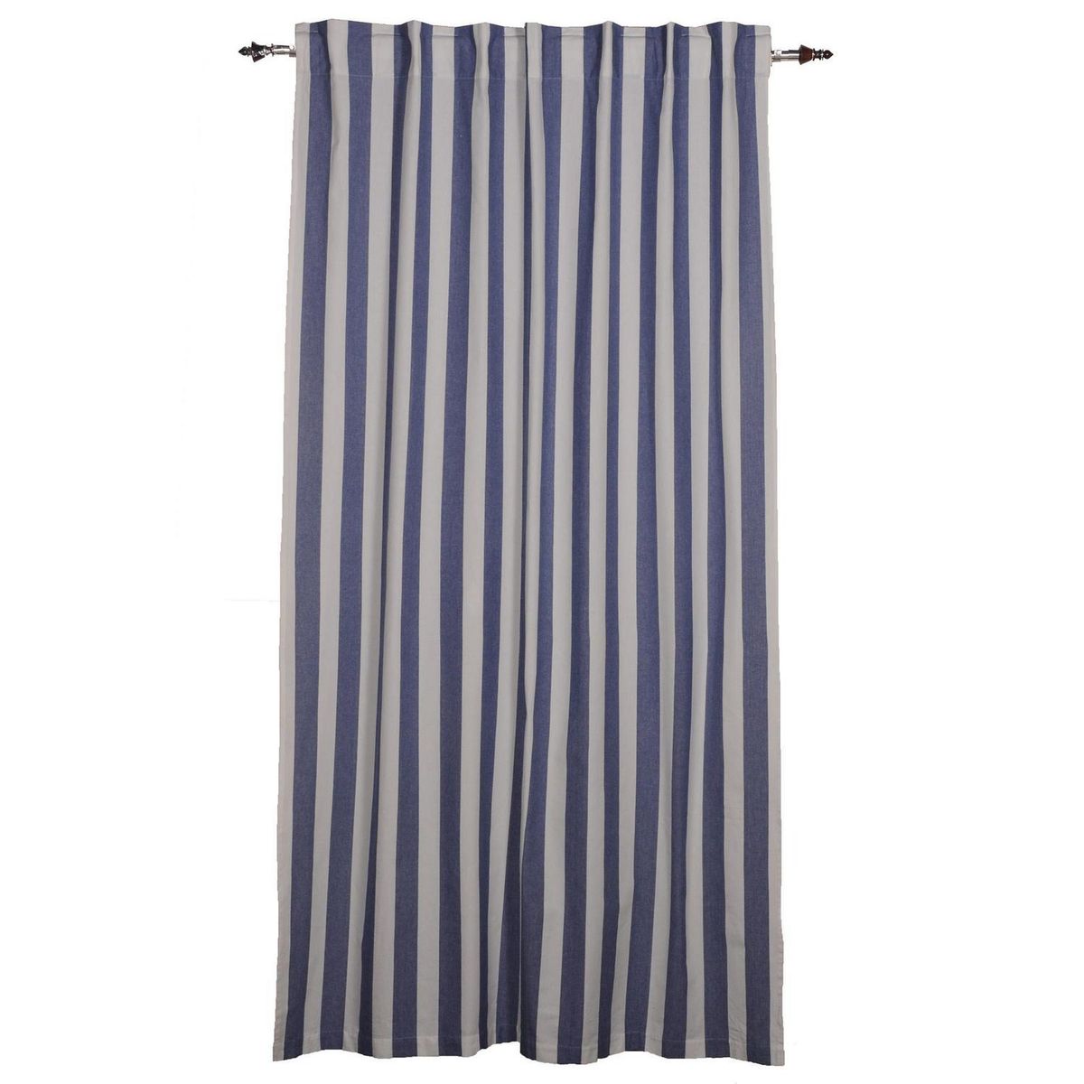 JUST HOME COLLECTION - Cortina 150x240 cm rayas azul