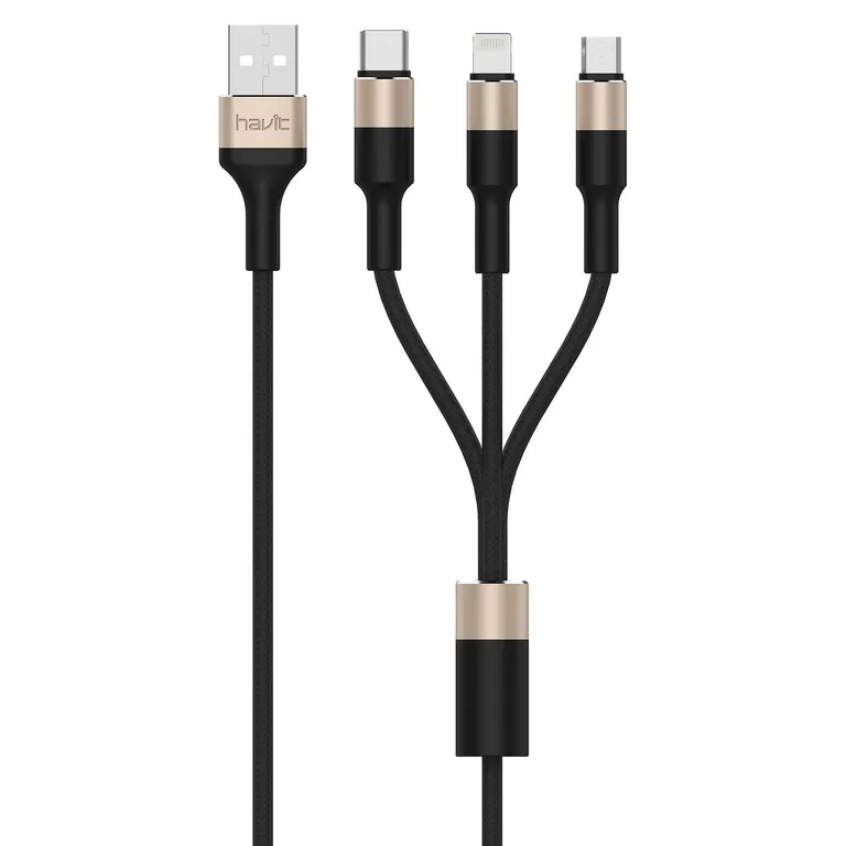Cable 3 En 1 Micro Usb Tipo C Lightning