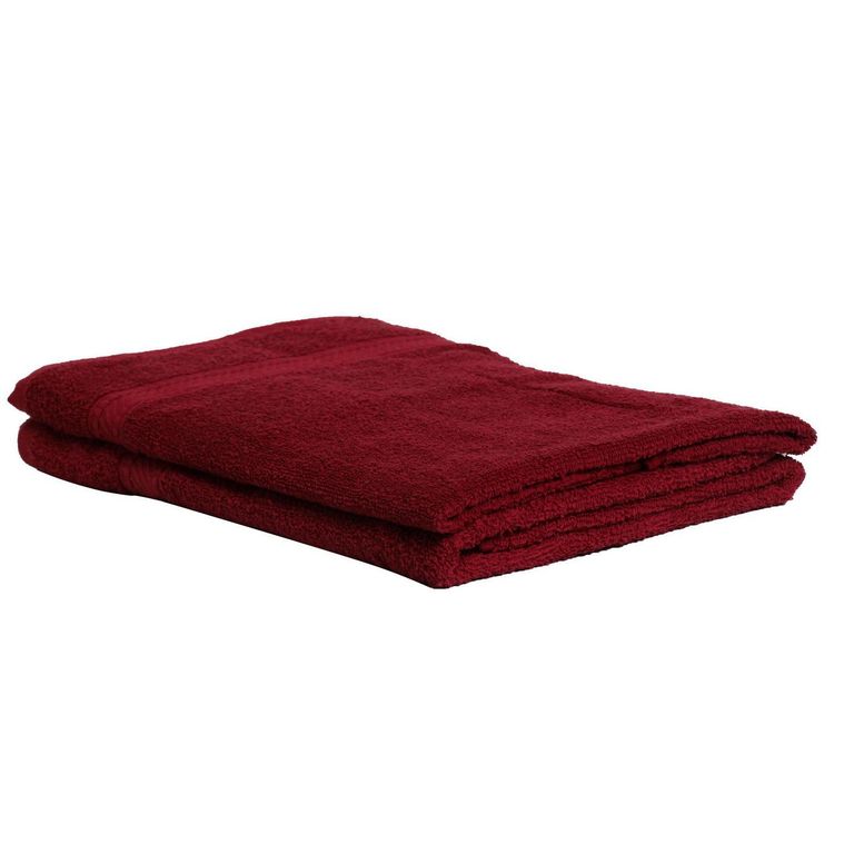 Set de Toallas Mano/Cuerpo 360 gr Algodón 70x140 cm Rojo