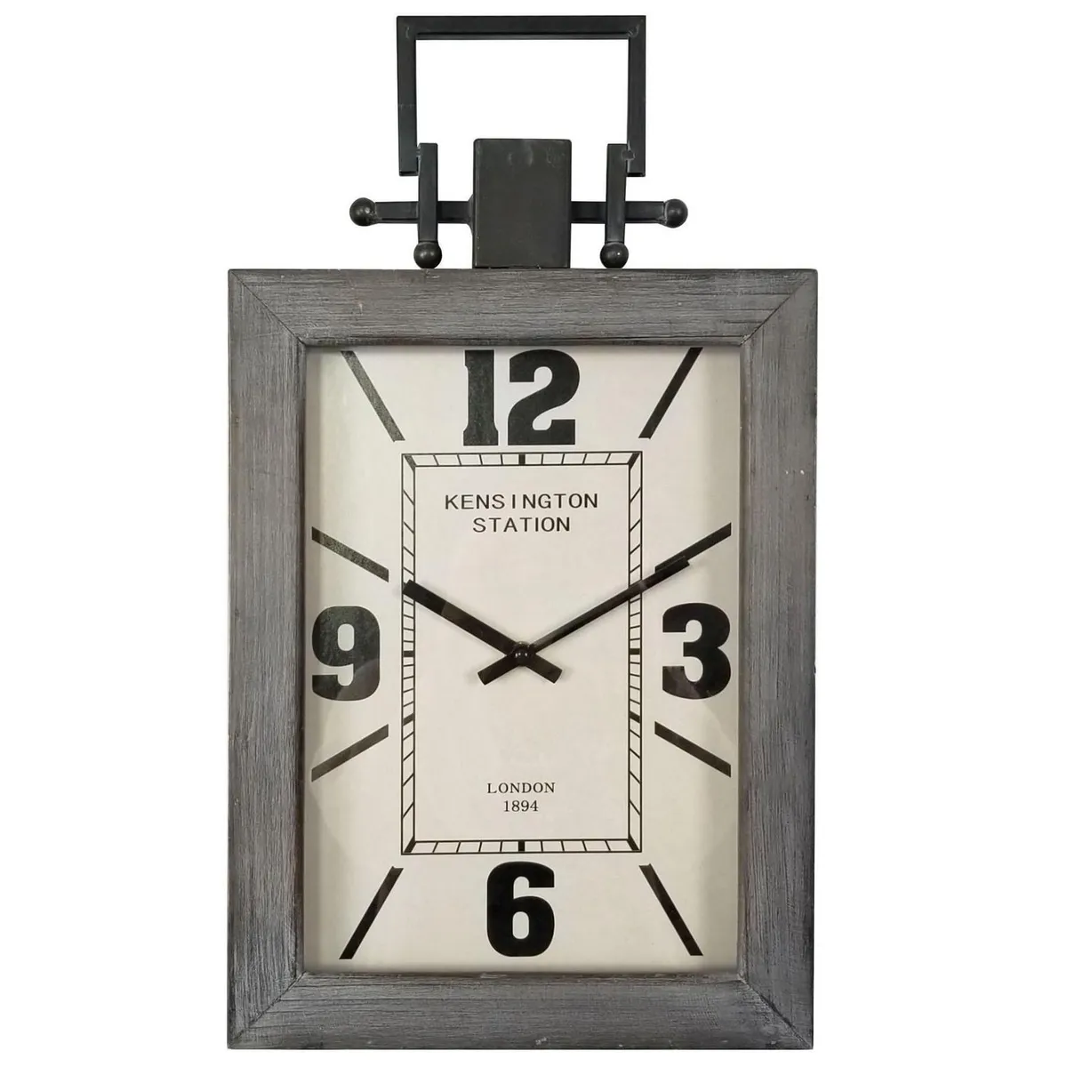 JUST HOME COLLECTION - Reloj recta London 30x53 cm gris