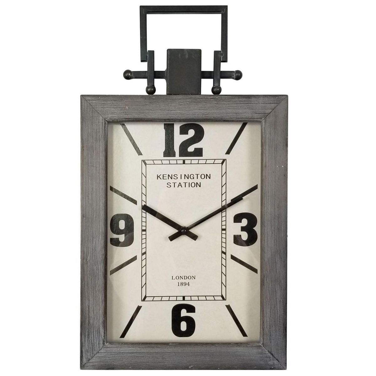 JUST HOME COLLECTION - Reloj recta London 30x53 cm gris