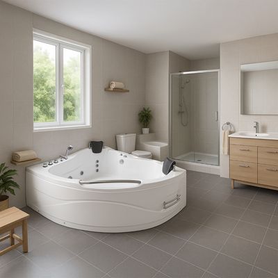 Imagen 2 del producto Tina de Hidromasaje 150x150 cm N/A Jets A005F Derecha