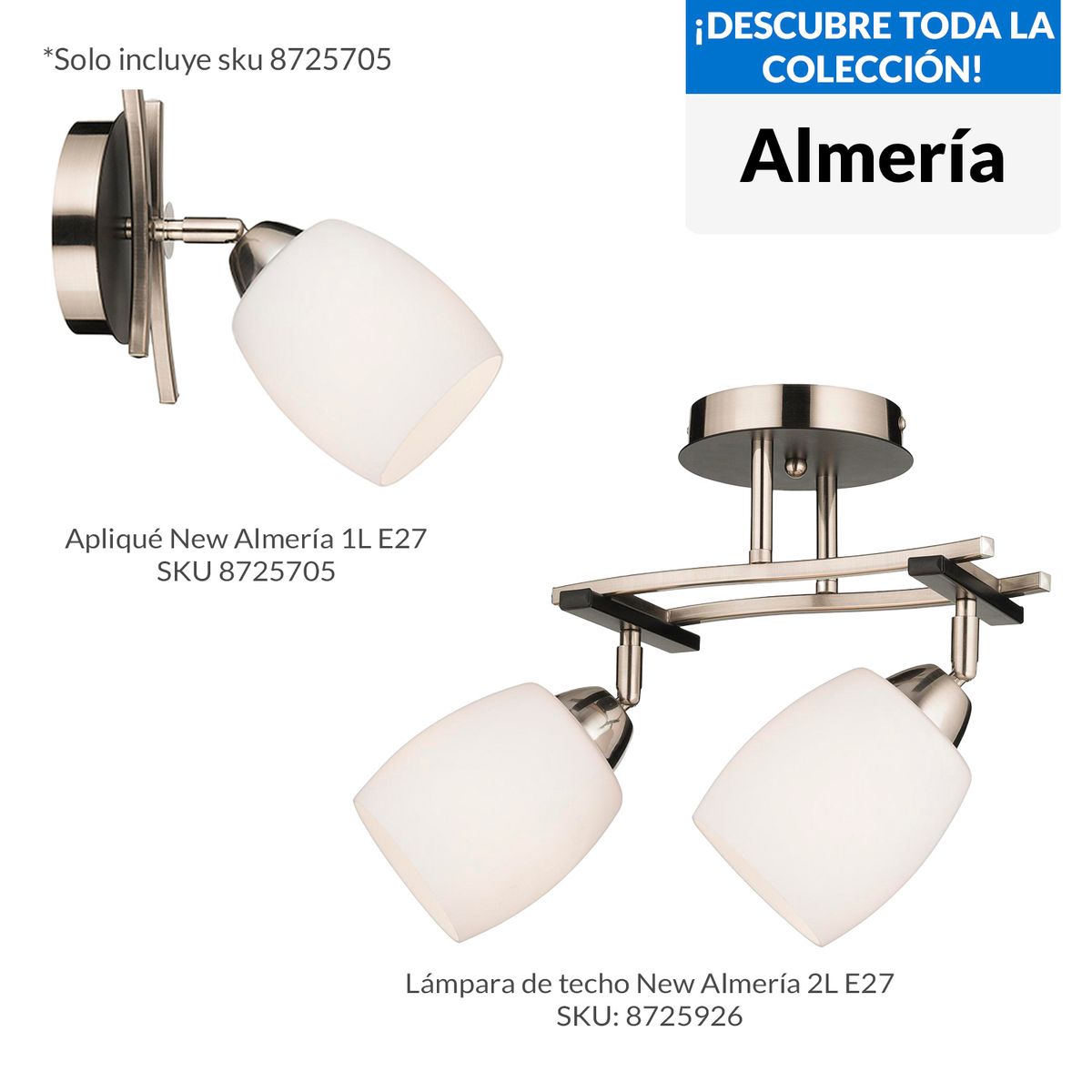 CASA BONITA - Apliqué Diseño Acero Blanco