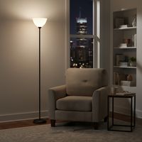 Lámpara de Pie Sophie Negro 23x176 cm