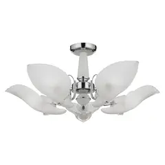 CASA BONITA - Lámpara Techo New Milan Acero Blanco