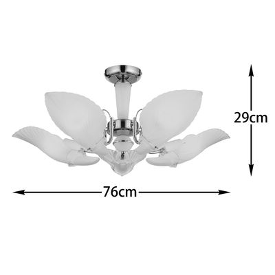 Imagen 2 del producto Lámpara Techo New Milan Acero Blanco