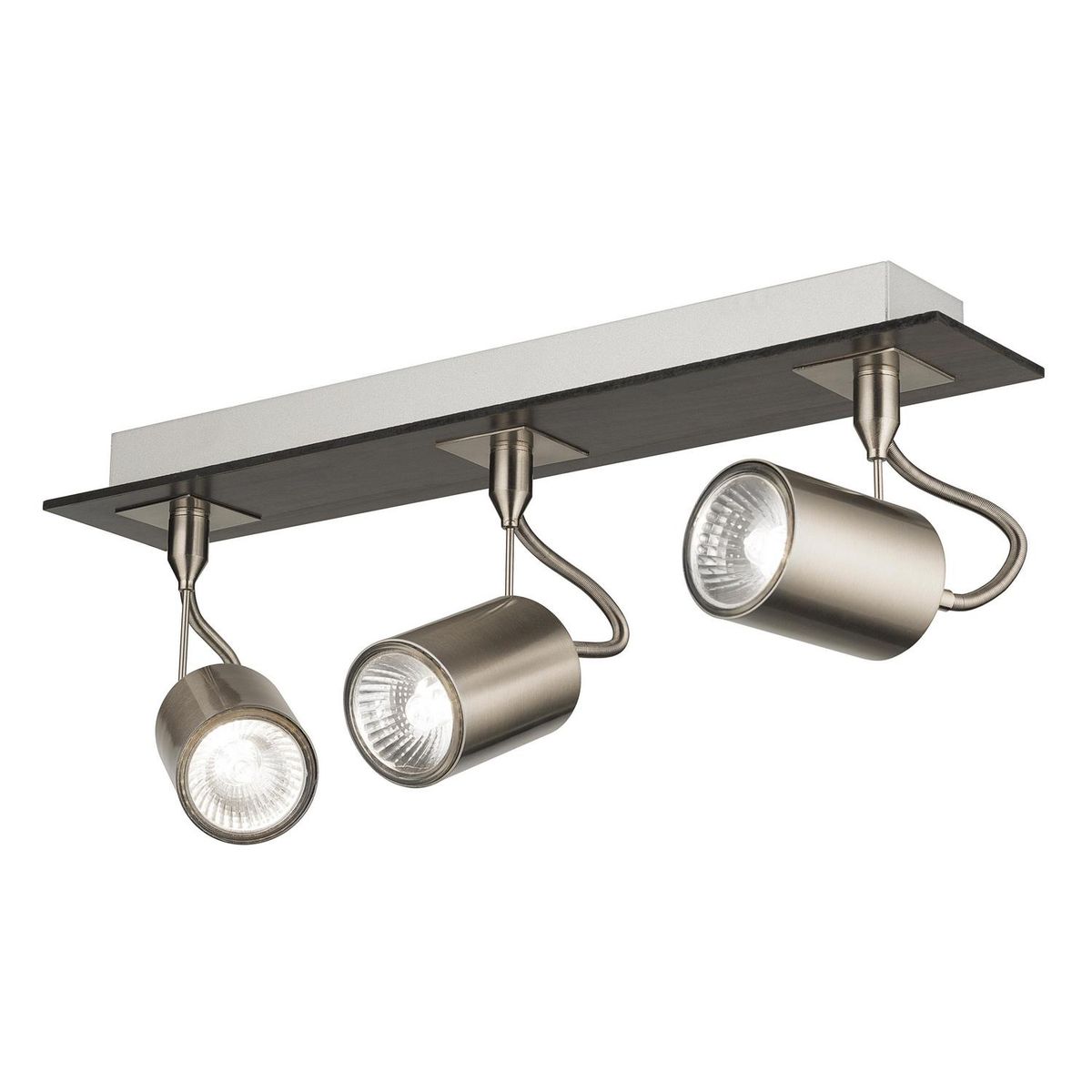 CASA BONITA - Barra New Montreal 3 Luces Acero Gris