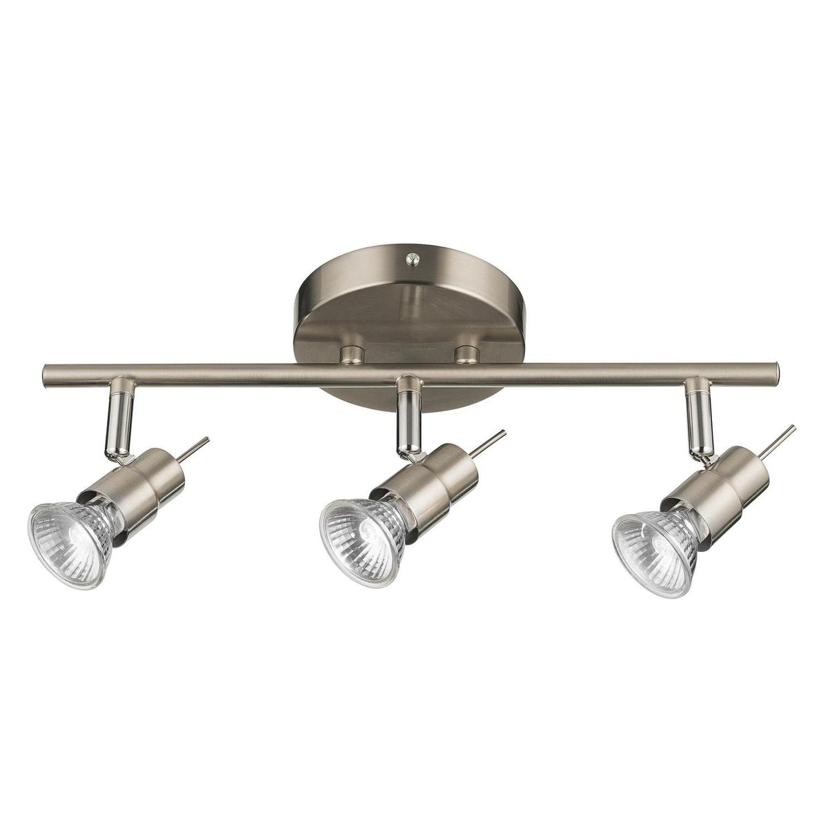 CASA BONITA - Barra New Quebec 3 Luces Acero Gris