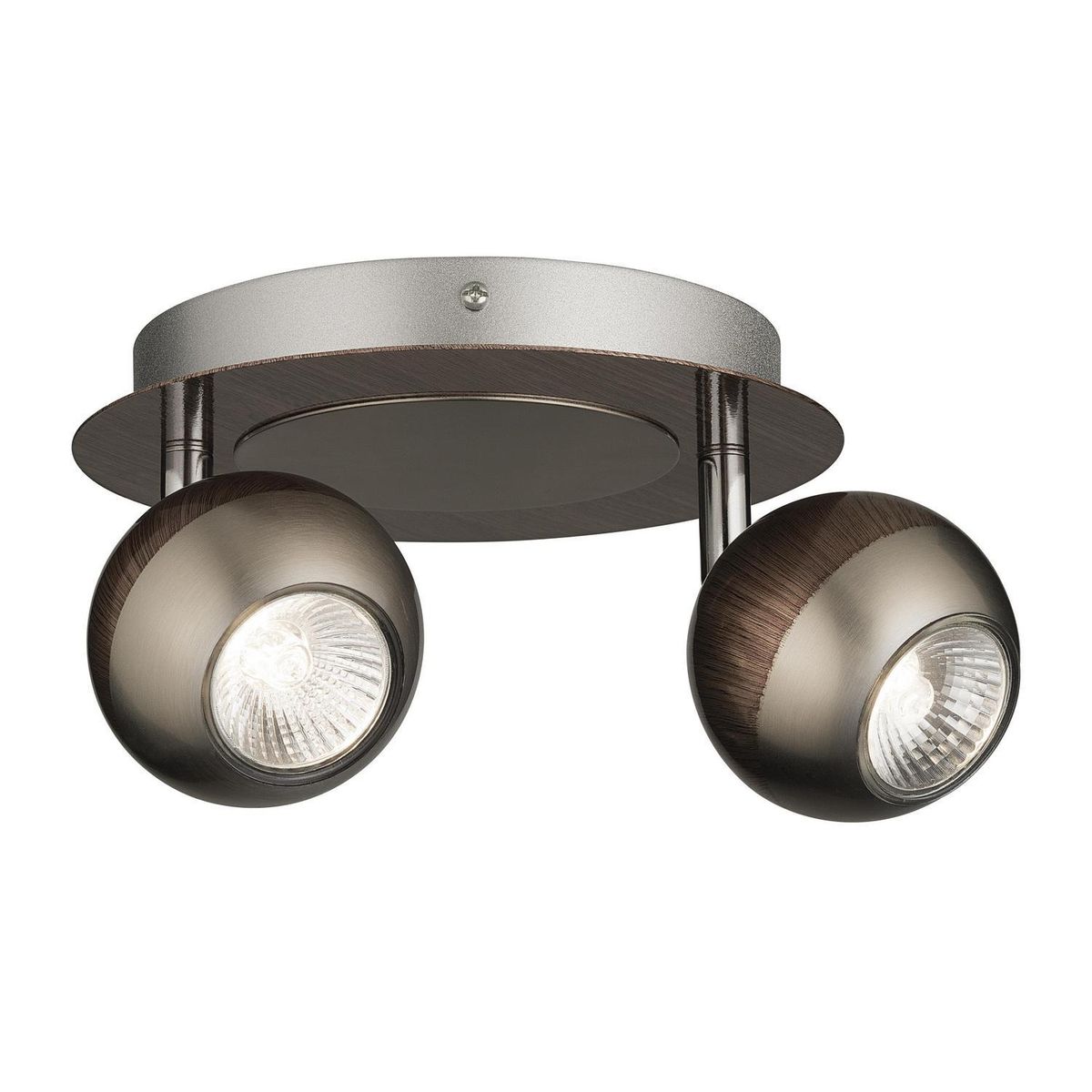 CASA BONITA - Barra New Toronto 2 Luces Acero Negro