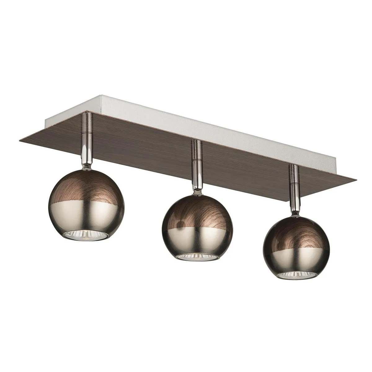 CASA BONITA - Barra New Toronto 3 Luces Acero Negro