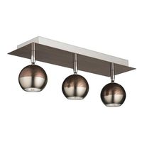 Barra New Toronto 3 Luces Acero Negro