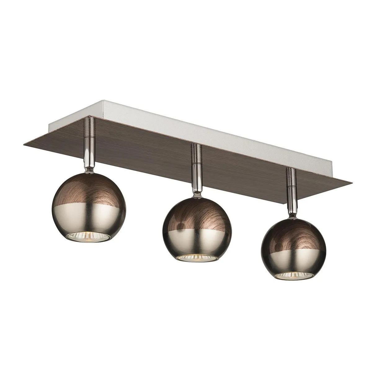 CASA BONITA - Barra New Toronto 3 Luces Acero Negro