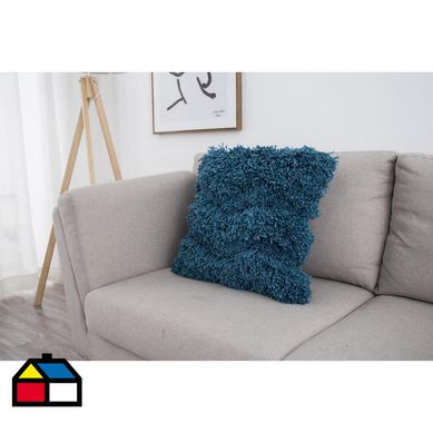 Cojn wave azul 50x50 cm