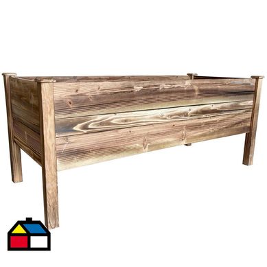 Huerto urbano madera 50x120x50 cm