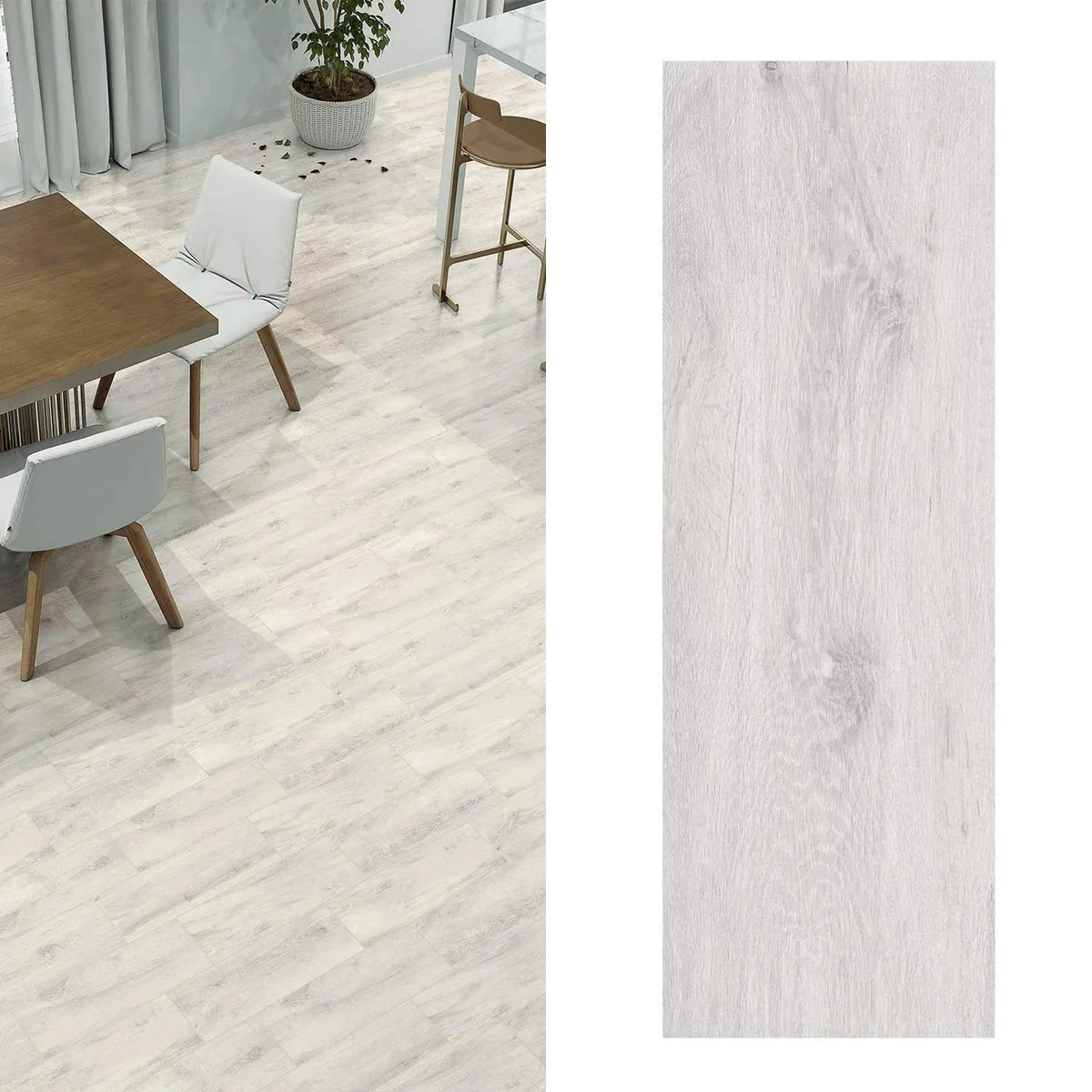 HOLZTEK - Cerámica 20x60 cm 9300 Gris 1.7 m2