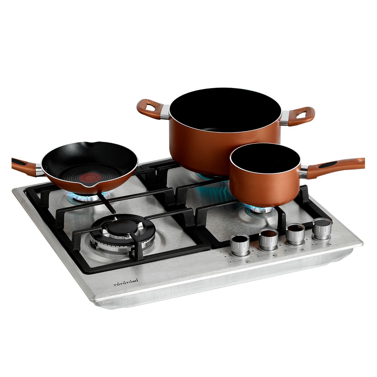 TOYOTOMI - Encimera Gas 4 Platos EGI-60CI