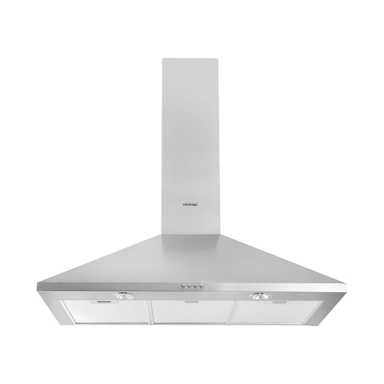 Campana Convencional 90 cm Plateado CP-PIR90