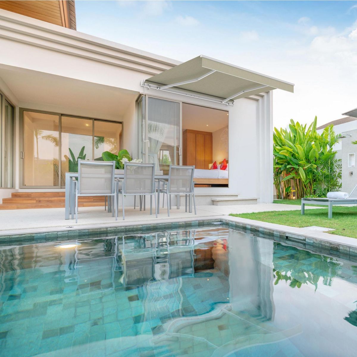 WIN DOOR - Toldo Retráctil Protección Solar 290X200 Cm Para Terraza