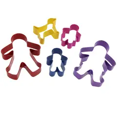 JUST HOME COLLECTION - Set de Moldes Familia Inoxidable 5 Unidades