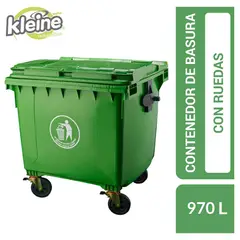 KLEINE WOLKE - Basurero contenedor de basura 970 L