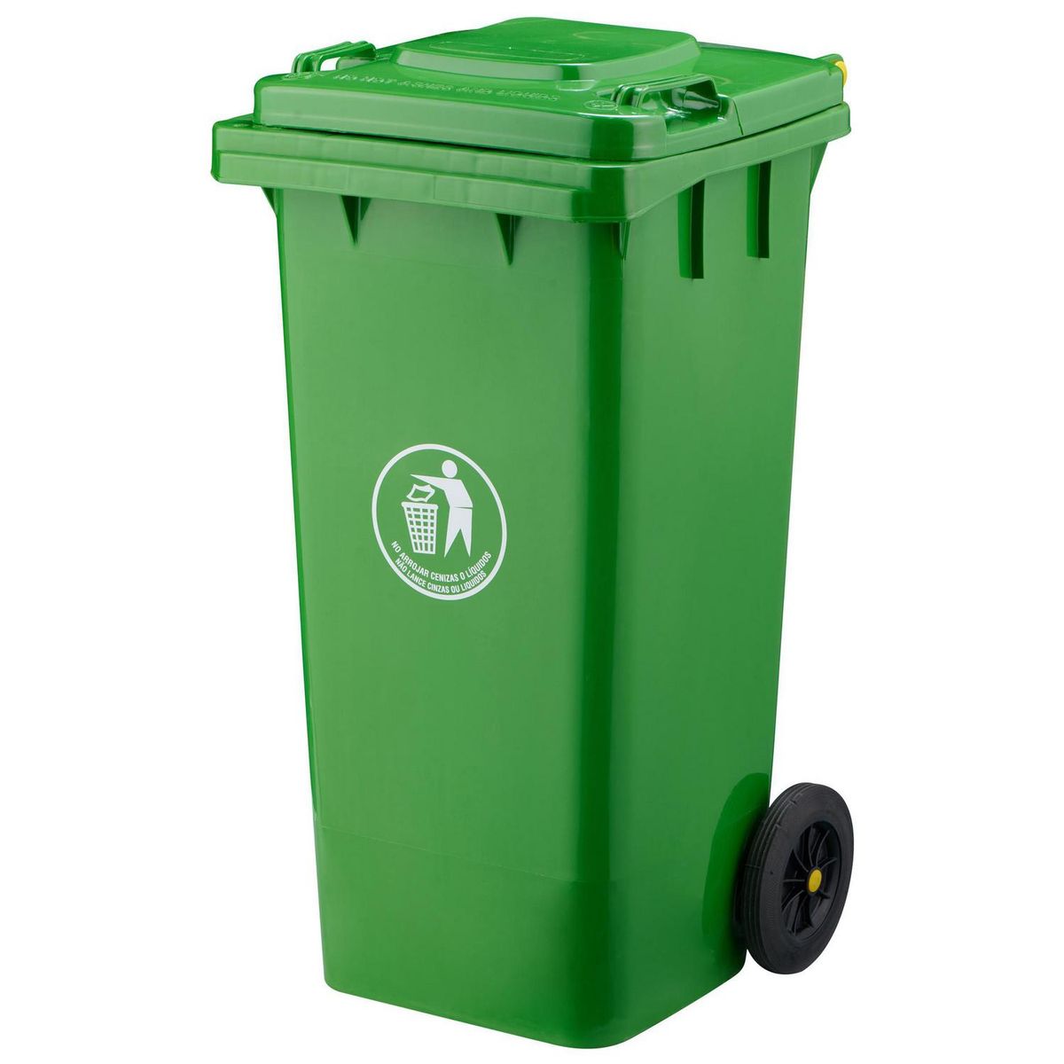 KLEINE WOLKE - Contenedor Kleine Wolke 120 Litros con Tapa Verde