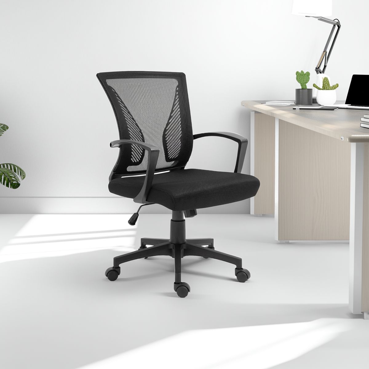 JUST HOME COLLECTION - Silla Escritorio Ejecutiva Malla Rio Negro