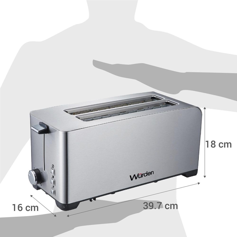 Tostadora 4 Rebanadas Inox WBT-BACKER4, foto 6