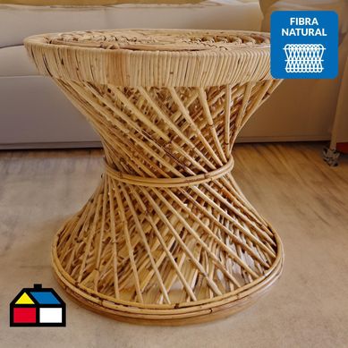 Mesa ratn natural 50x45 cm Natural