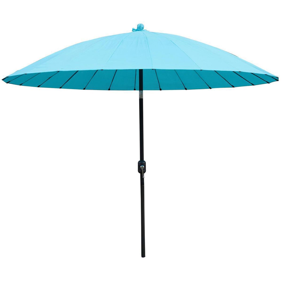 JUST HOME COLLECTION - Quitasol Poliéster 2.7x2.45 metros Celeste/Menta