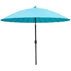 JUST HOME COLLECTION - Quitasol Shangai uv50 2.7x2.45 metros Celeste/Menta