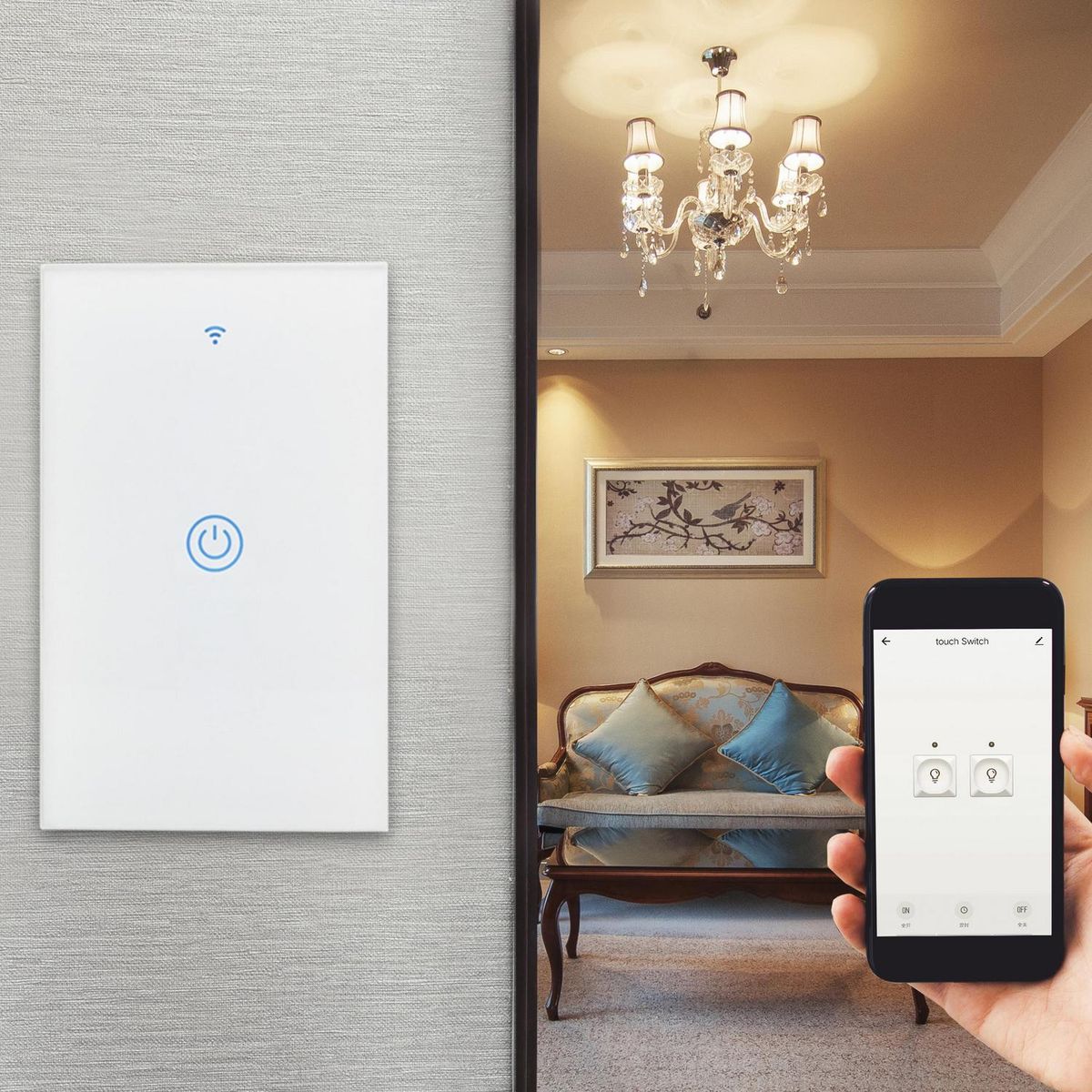 HALUX - Interruptor sencillo Smart