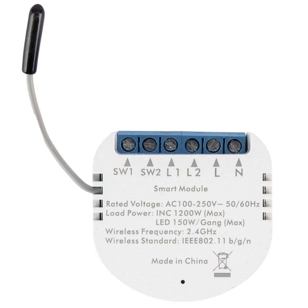 HALUX - Mini Switch Smart 2 circuitos