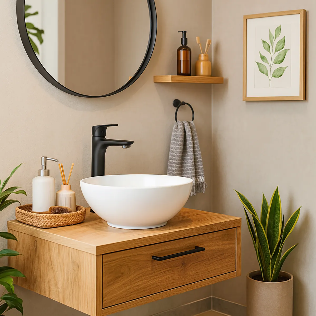 SENSI DACQUA - Monomando Lavamanos Alto Vittorio