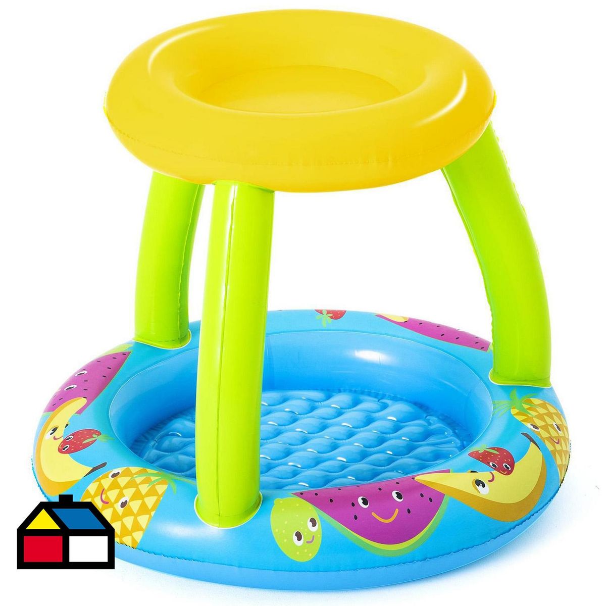 BESTWAY - Piscina inflable frutas techo 94x89x79 cm