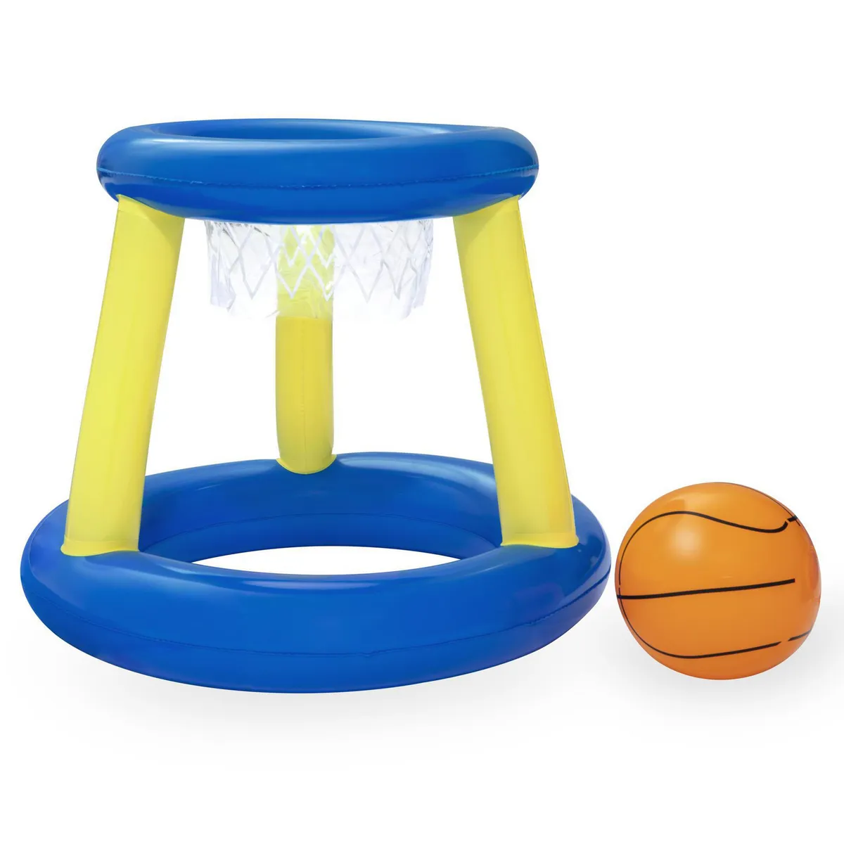 BESTWAY - Canasta Flotante Splash Hoop Multicolor 61x49x61 cm