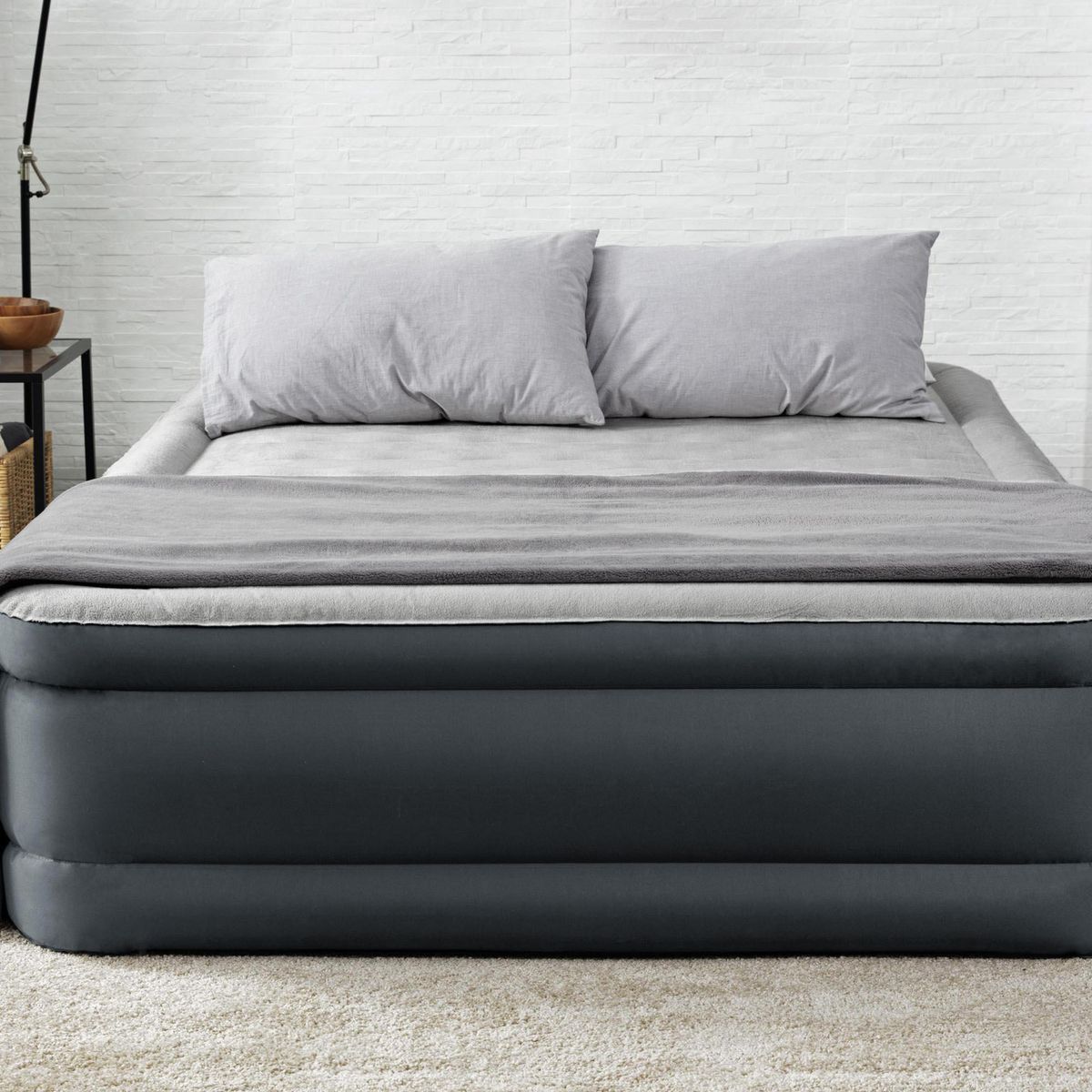 BESTWAY - Colchón Eléctrico Queen Gris