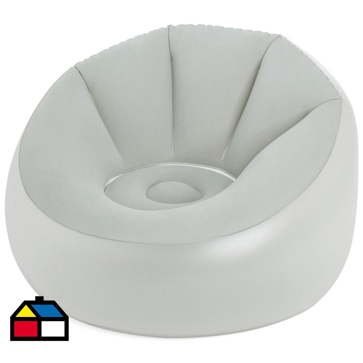 BESTWAY - Sillón inflable luz led 102x97x71 cm