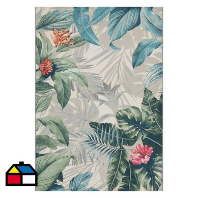 Alfombra Capri hojas 200x285 cm