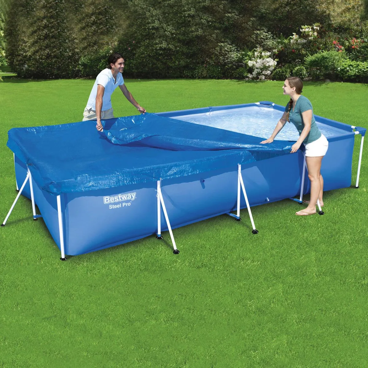 BESTWAY - Cobertor de piscina 4,50x2,20 m