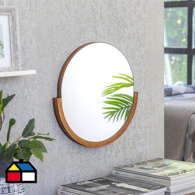 Espejo falun 40 cm madera
