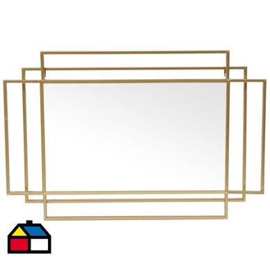 Espejo lille 60x90 cm dorado