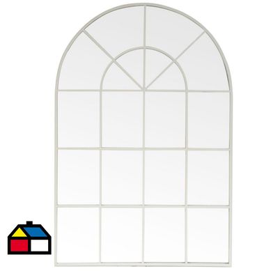 Espejo arco 71x105 cm blanco