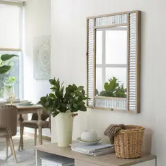 JUST HOME COLLECTION - Espejo mold 61x81 cm plata