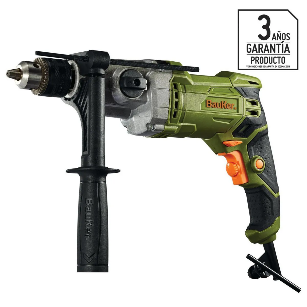 BAUKER - Taladro Percutor Eléctrico 13 mm 1050 W 220 V