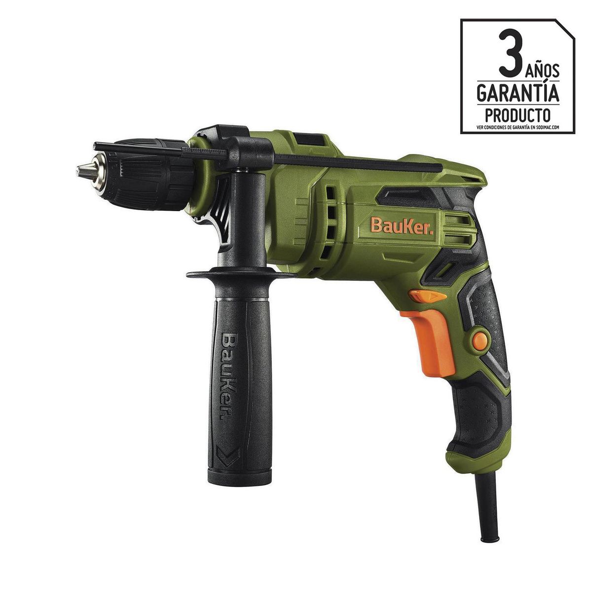 BAUKER - Taladro Percutor Eléctrico 10 mm 650 W 220 V