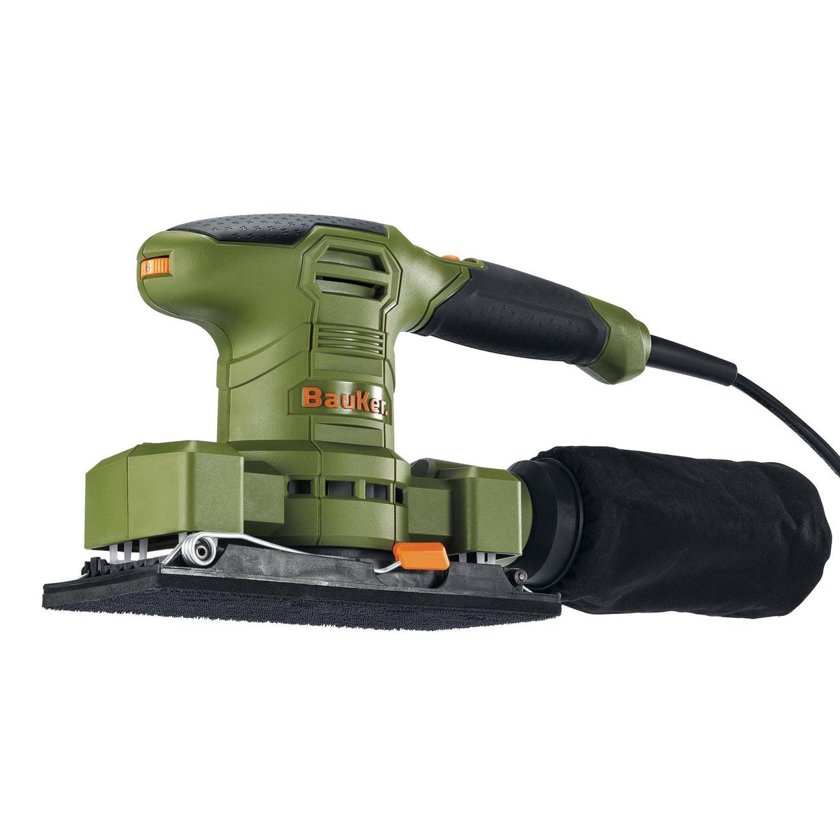 BAUKER - Lijadora palma orbital eléctrica 1/3" 200W