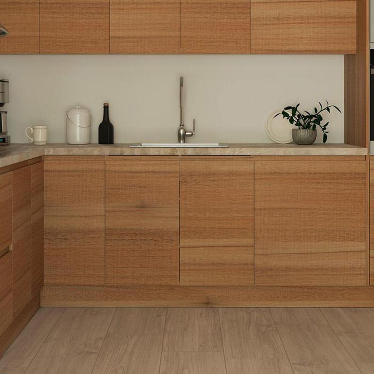 JUST HOME COLLECTION - Base 100 nogal fondo 48