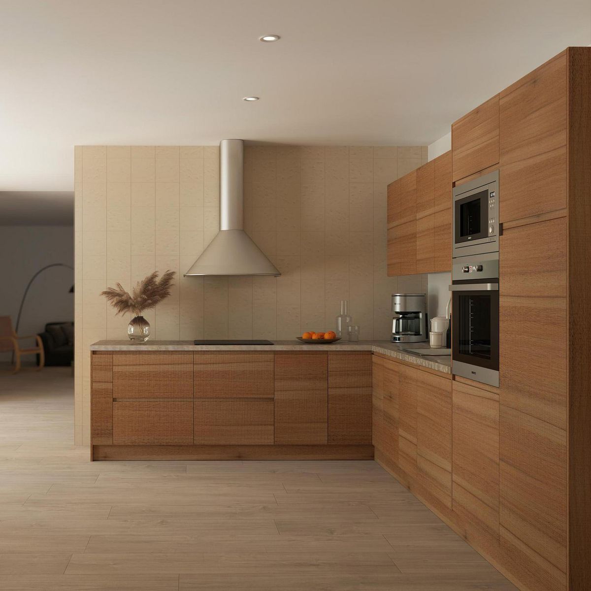 JUST HOME COLLECTION - Base 60 nogal fondo 48 derecha