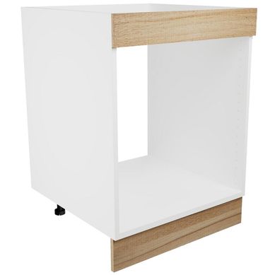 Base horno 60 nogal fondo 60